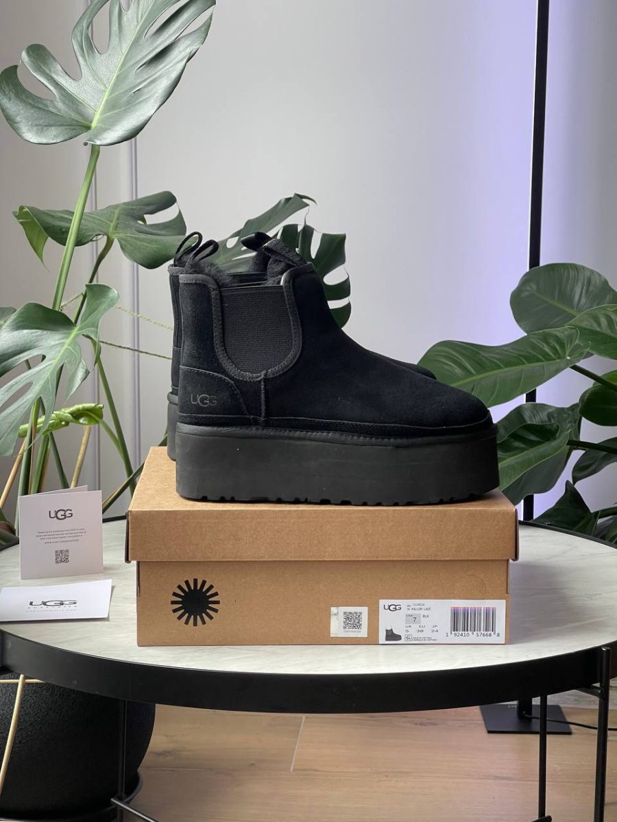 Ботинки UGG Neumel Chelsea Platform Black