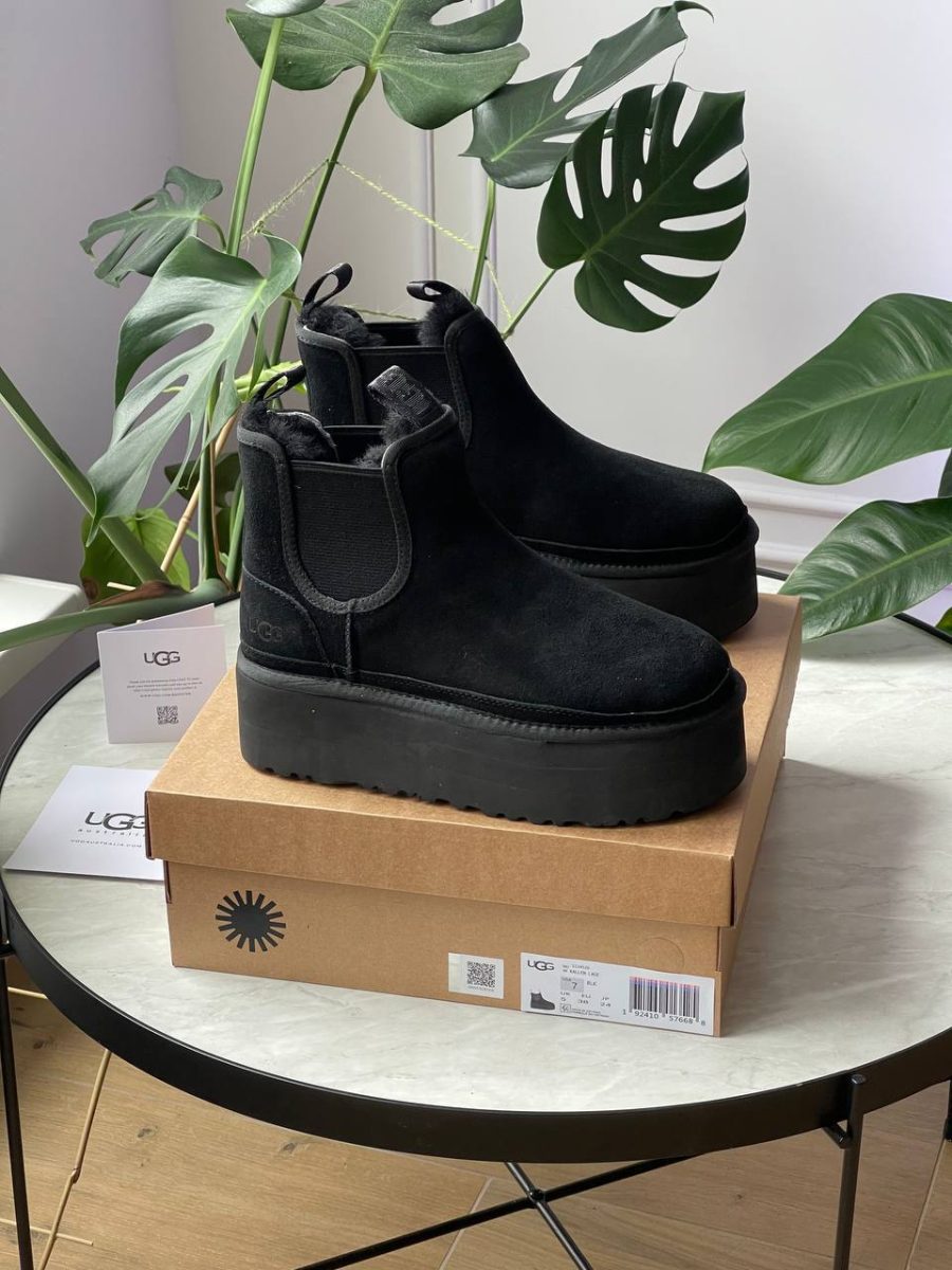 Ботинки UGG Neumel Chelsea Platform Black