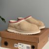 Тапочки UGG Tasman Slipper Sand Dark Cherry