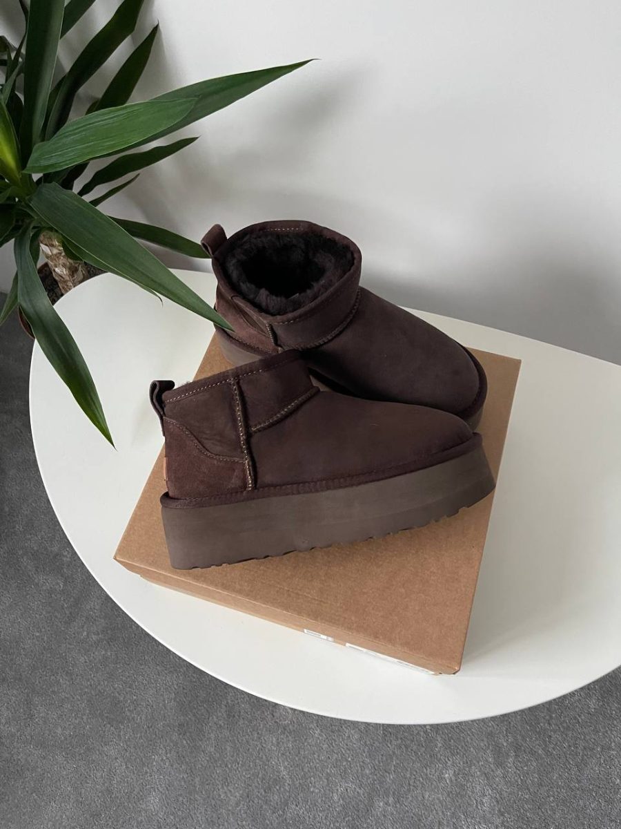Черевики UGG Ultra Mini Platform Chocolate