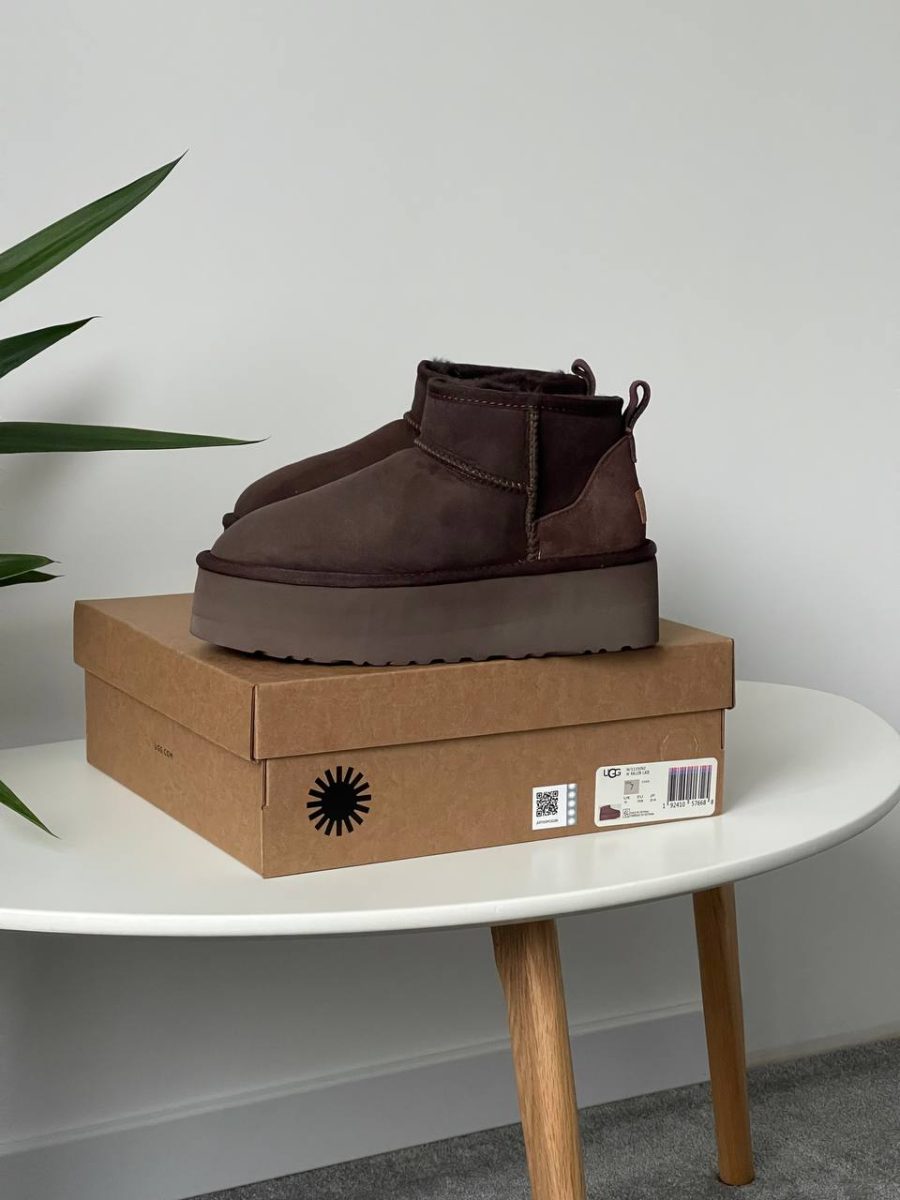Черевики UGG Ultra Mini Platform Chocolate