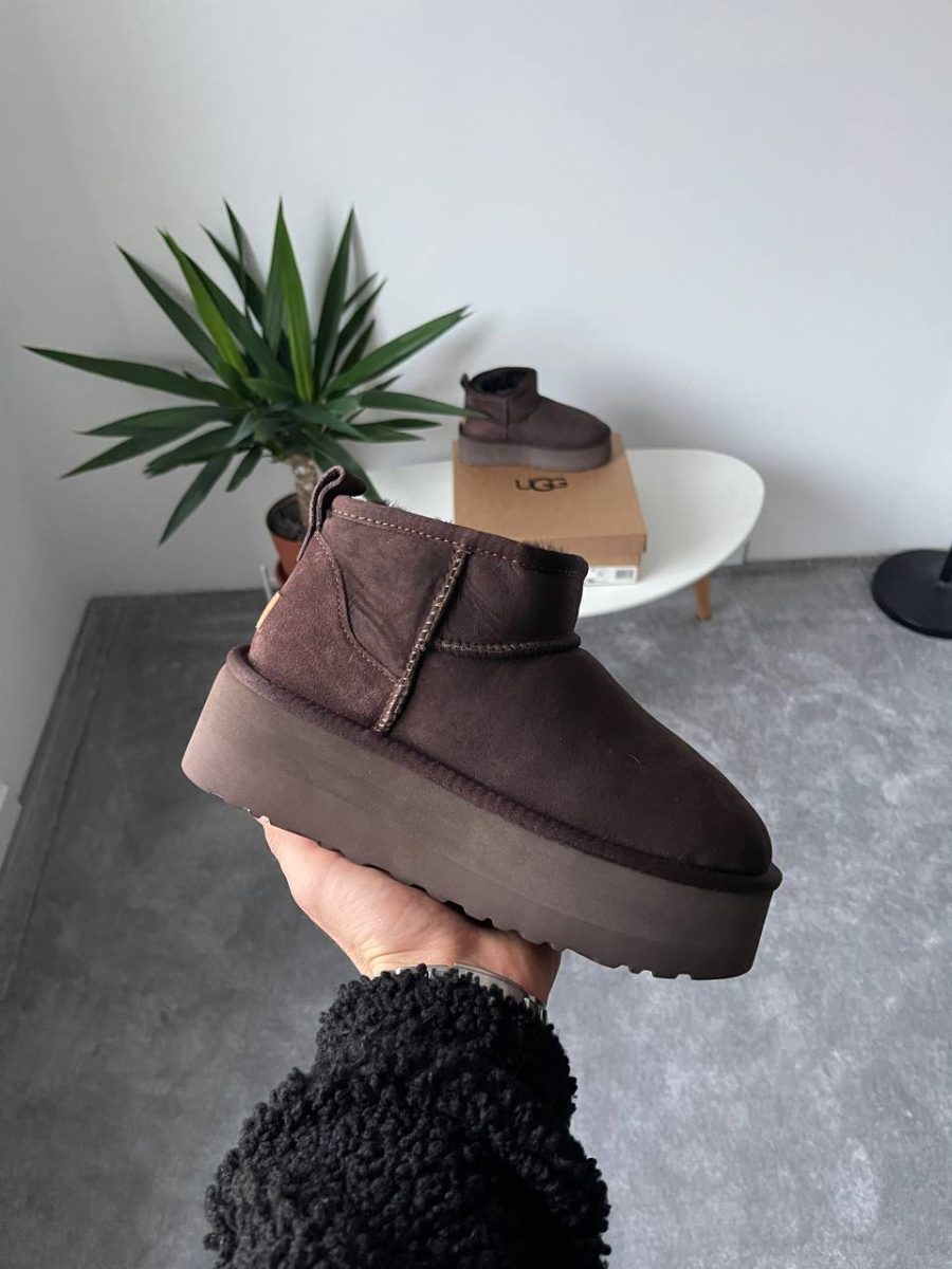 Черевики UGG Ultra Mini Platform Chocolate