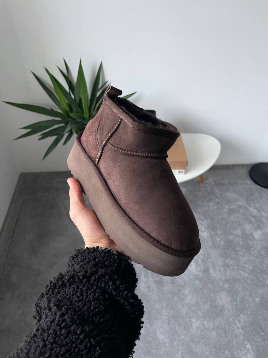 Черевики UGG Ultra Mini Platform Chocolate