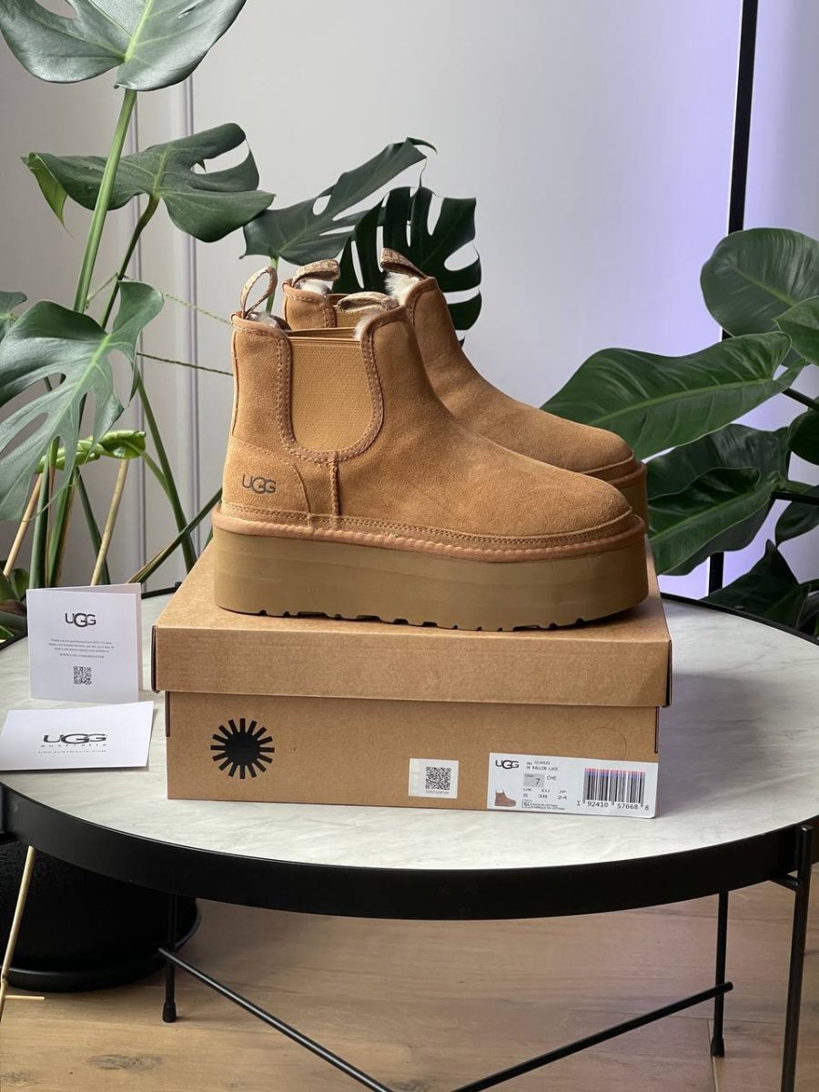 Черевики UGG Neumel Chelsea Platform Chestnut