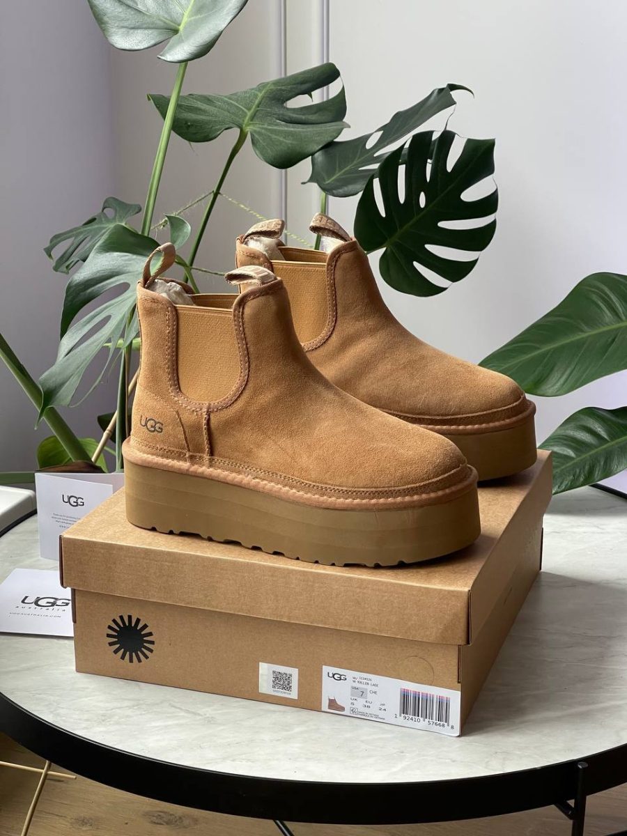 Черевики UGG Neumel Chelsea Platform Chestnut