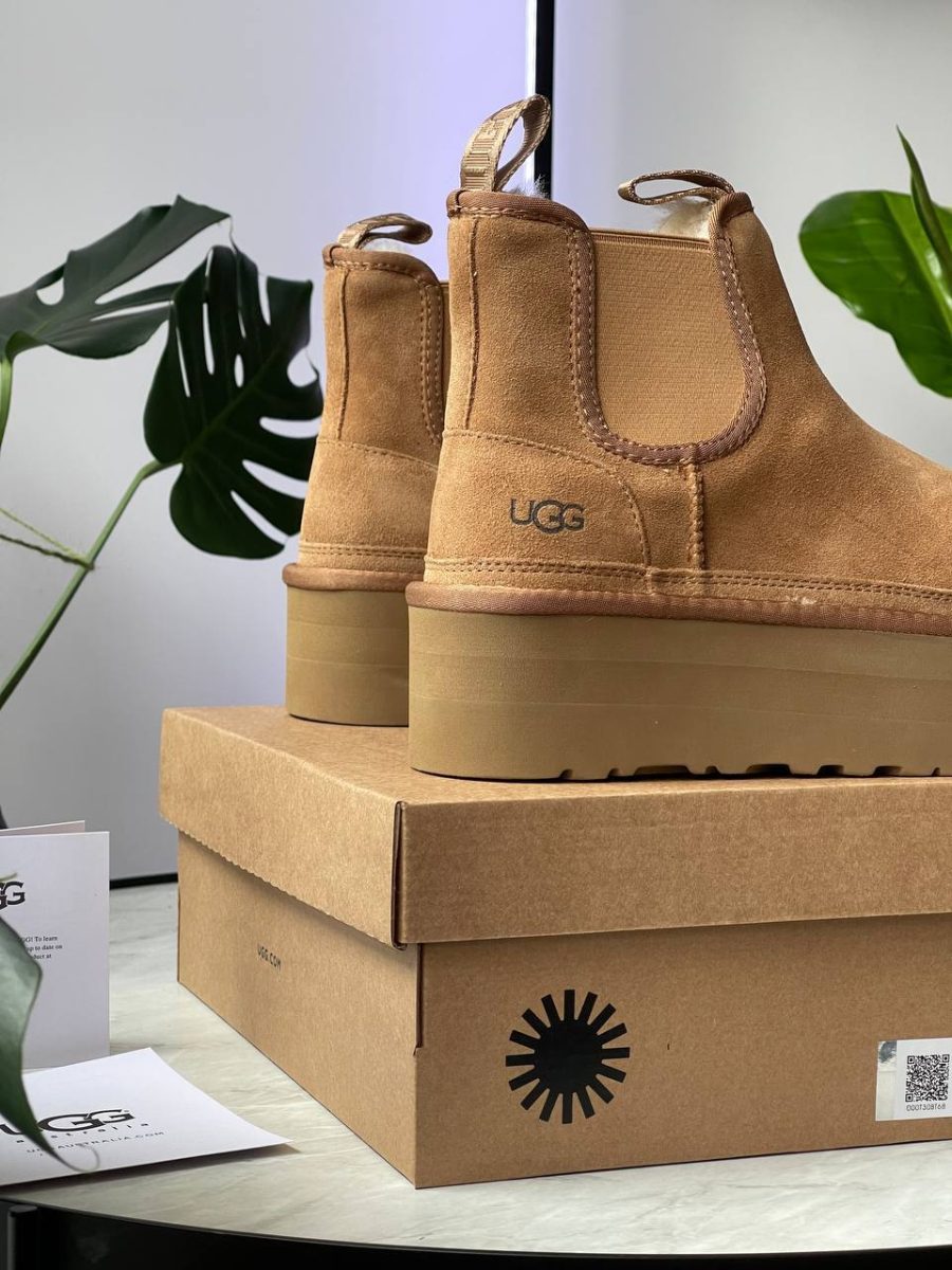 Черевики UGG Neumel Chelsea Platform Chestnut