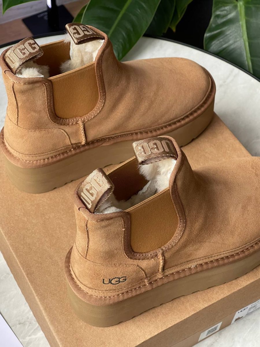 Черевики UGG Neumel Chelsea Platform Chestnut