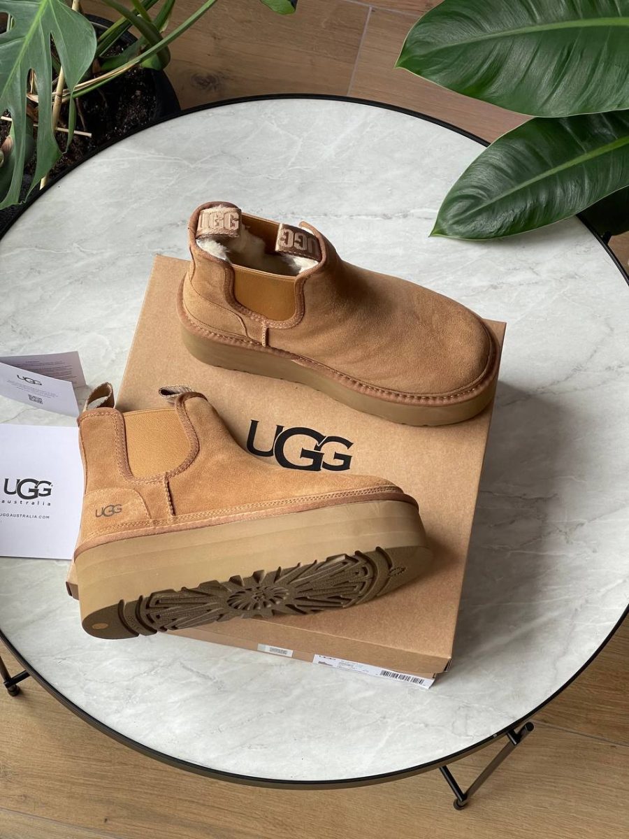 Черевики UGG Neumel Chelsea Platform Chestnut