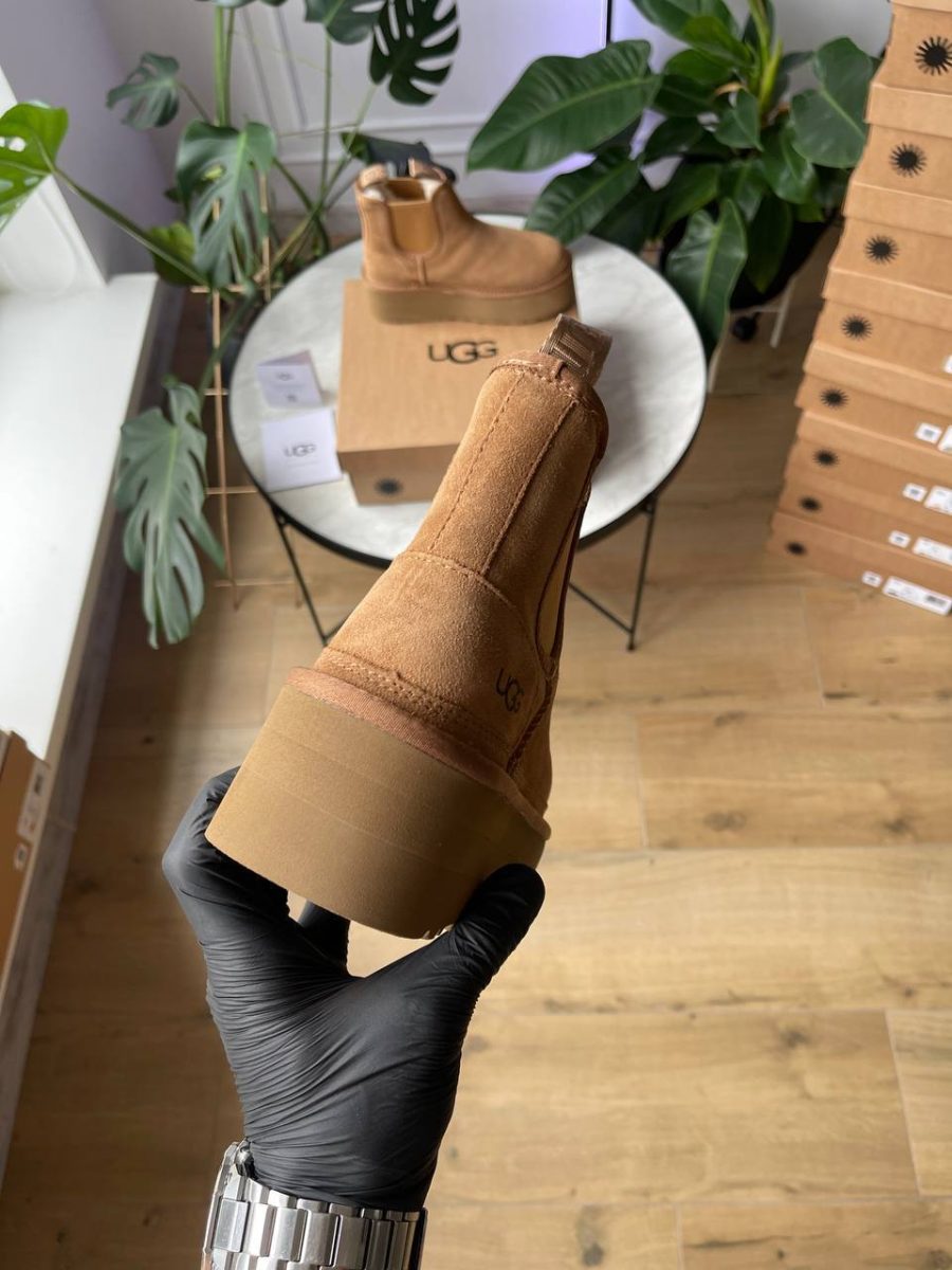 Черевики UGG Neumel Chelsea Platform Chestnut