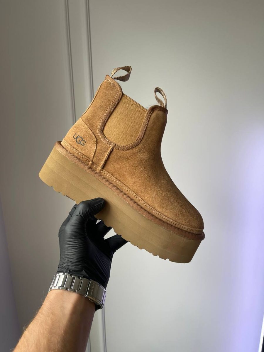 Черевики UGG Neumel Chelsea Platform Chestnut