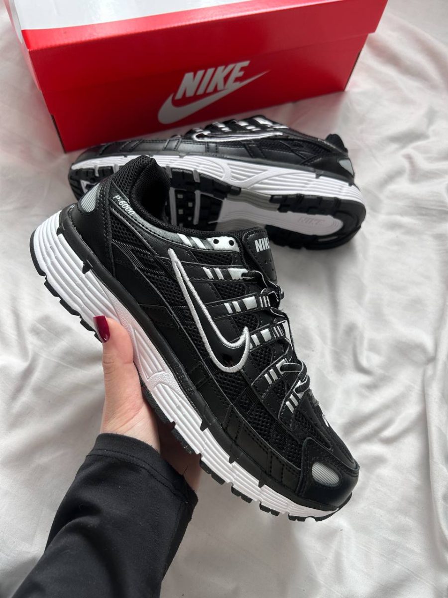 Кроссовки Nike P-6000 Black Metallic Silver