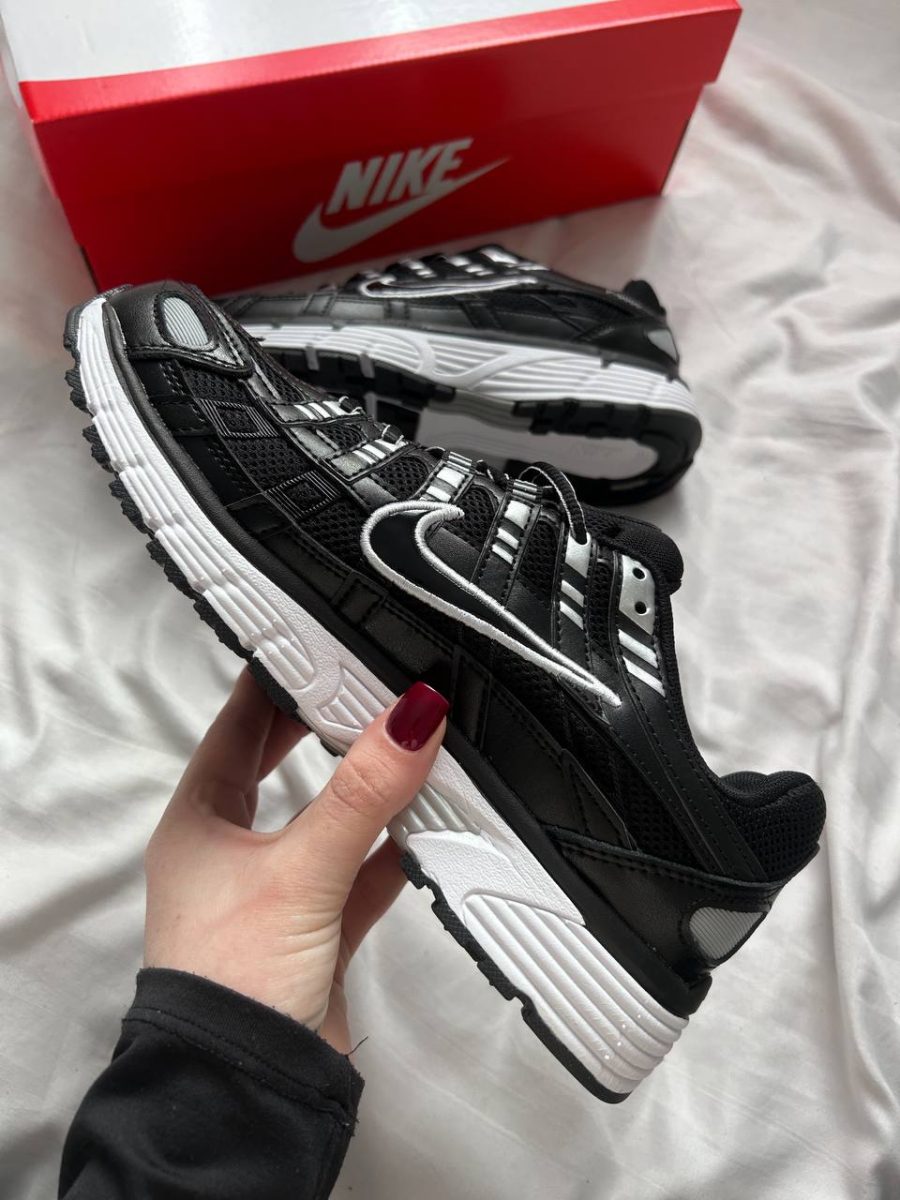 Кроссовки Nike P-6000 Black Metallic Silver
