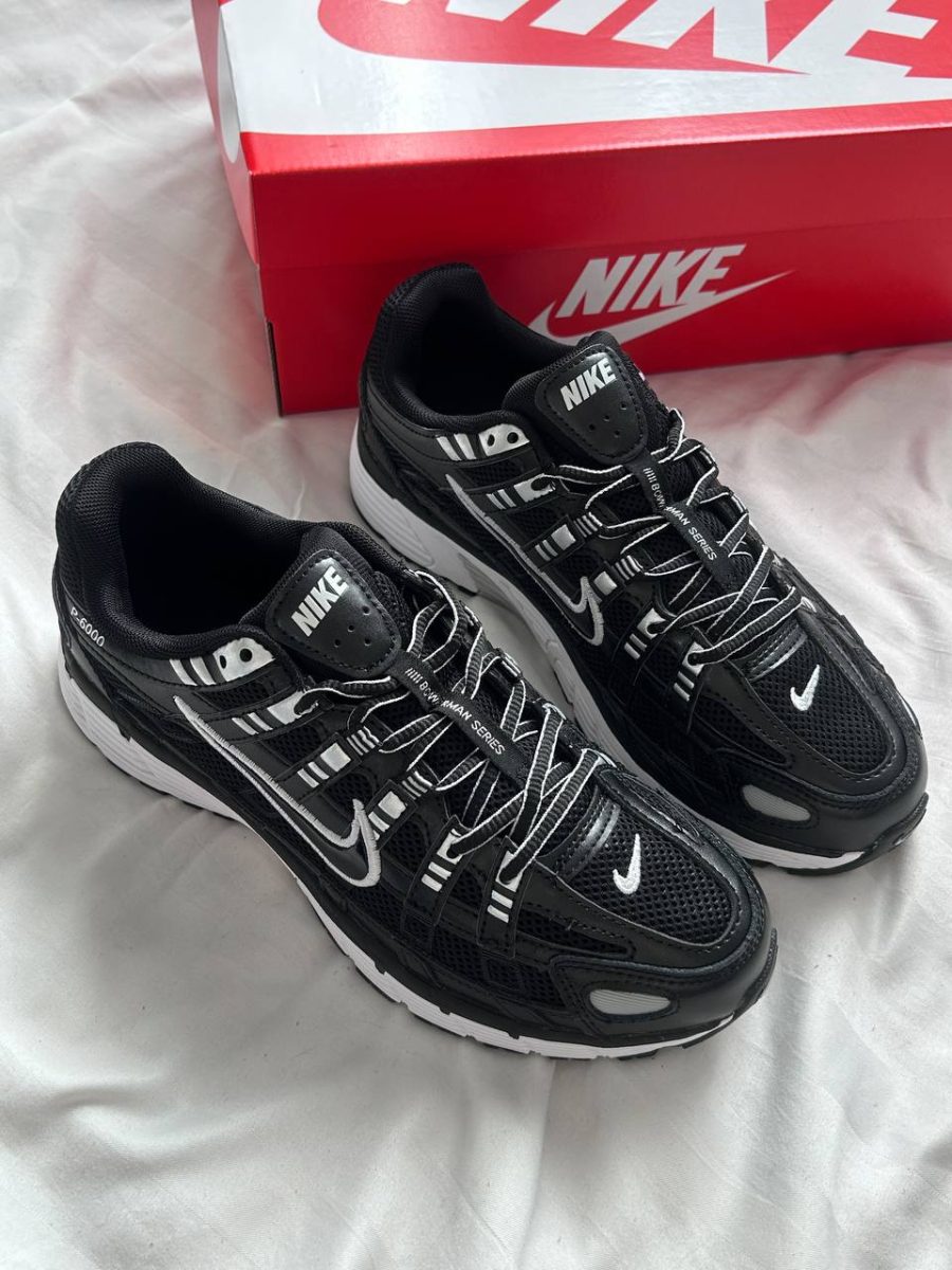 Кроссовки Nike P-6000 Black Metallic Silver