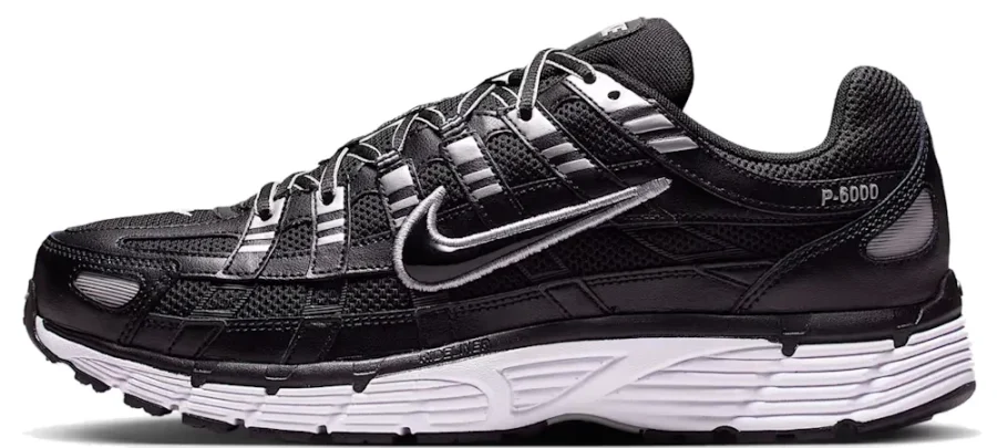 Кроссовки Nike P-6000 Black Metallic Silver